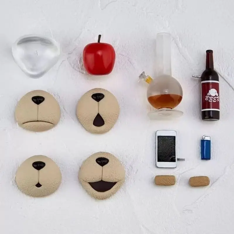 Yamaguchi Style Teddy Bear Ted2 Profanity Revoltech No.006 Bear Cheap Bear Joint Movable Model Doll Toy Figurine Kids Xmas Gifts