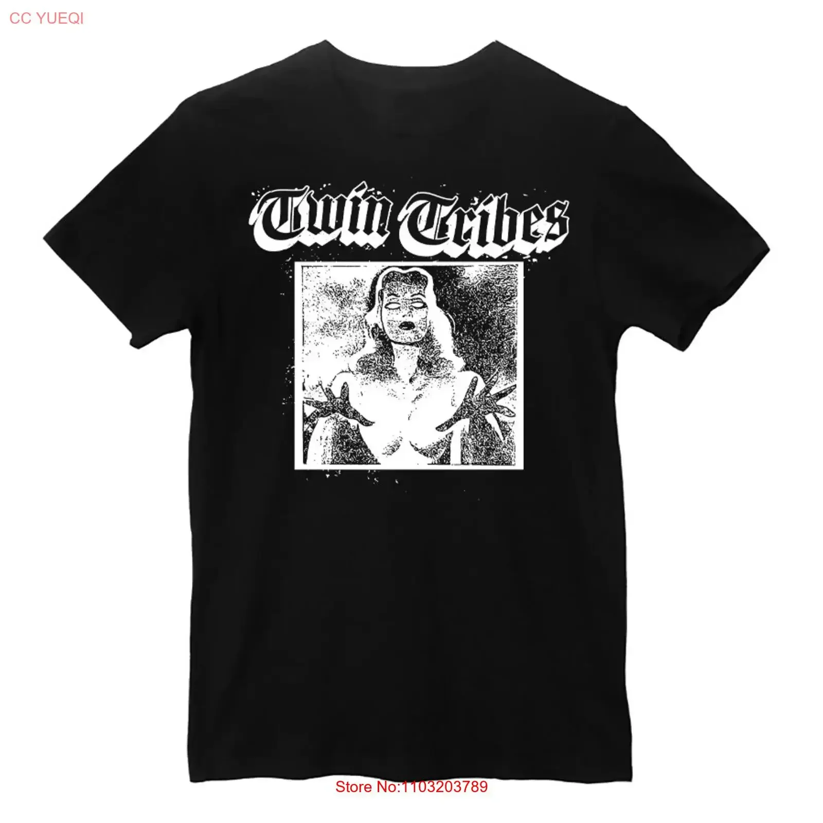 Twin Tribes Shirt The Oracle T All Size ED589 Vintage Washed Graphic Atmungsaktives Stretch-Oberteil für den Alltag Stilvoll weich