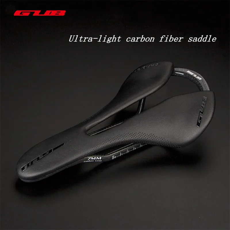 

Carbon Fiber bicycle Saddle Ultra Light hollow mtb road bike Microfiber leather seat cushion men women universal