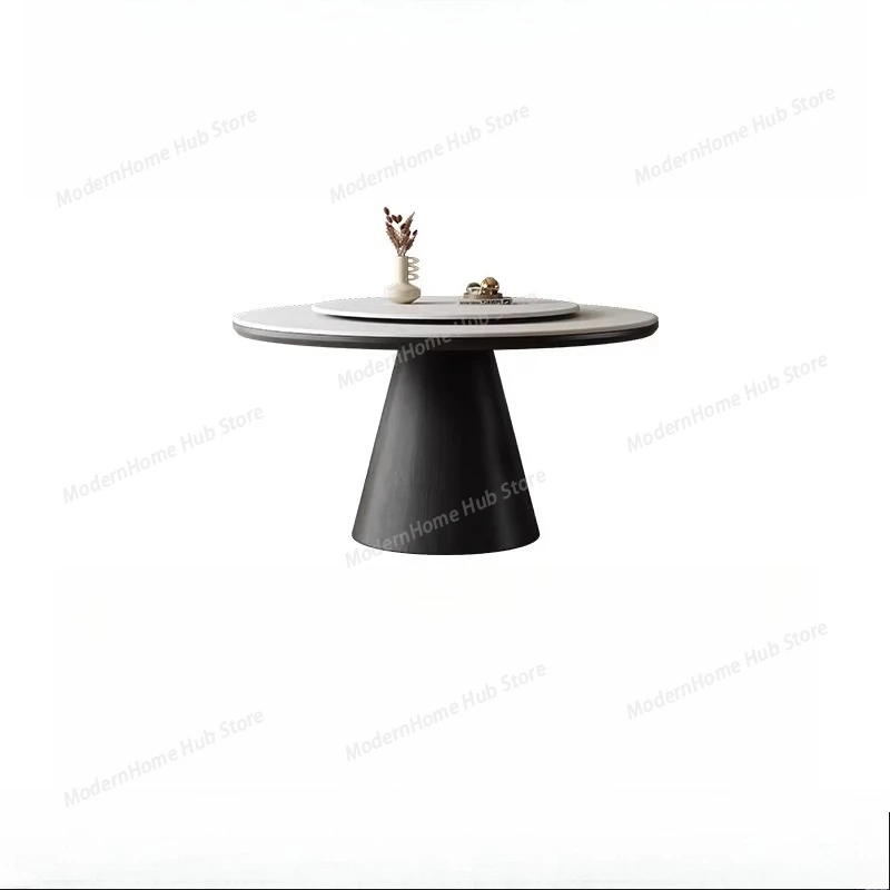 Dining Tables Round Dining Table Home Furniture Liquidation Desk One Action Table Mid-century Pliante Room Esstisch Dinner