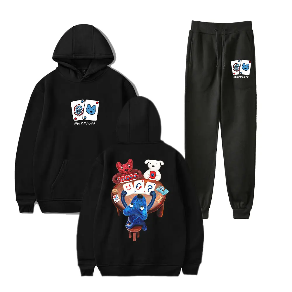 

Комплекты худи и брюк James Marriott Gambling Dogs для мужчин/женщин, толстовка и брюки, комплект из двух предметов, уличная одежда с капюшоном для косплея