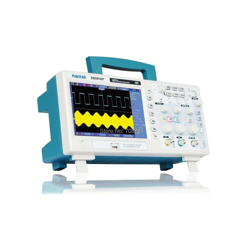 Hantek DSO5102P Digital Storage Oscilloscope 100MHz 2Channels 1GSa/s 7'' TFT LCD Better Than ADS1102CAL+