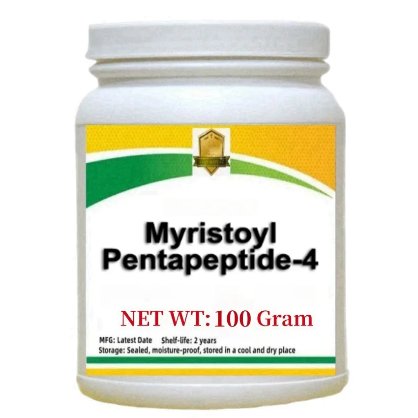 High Quality Myristoyl Pentapeptide-4 Eyelash Peptide Anti Hair Loss Material 100g