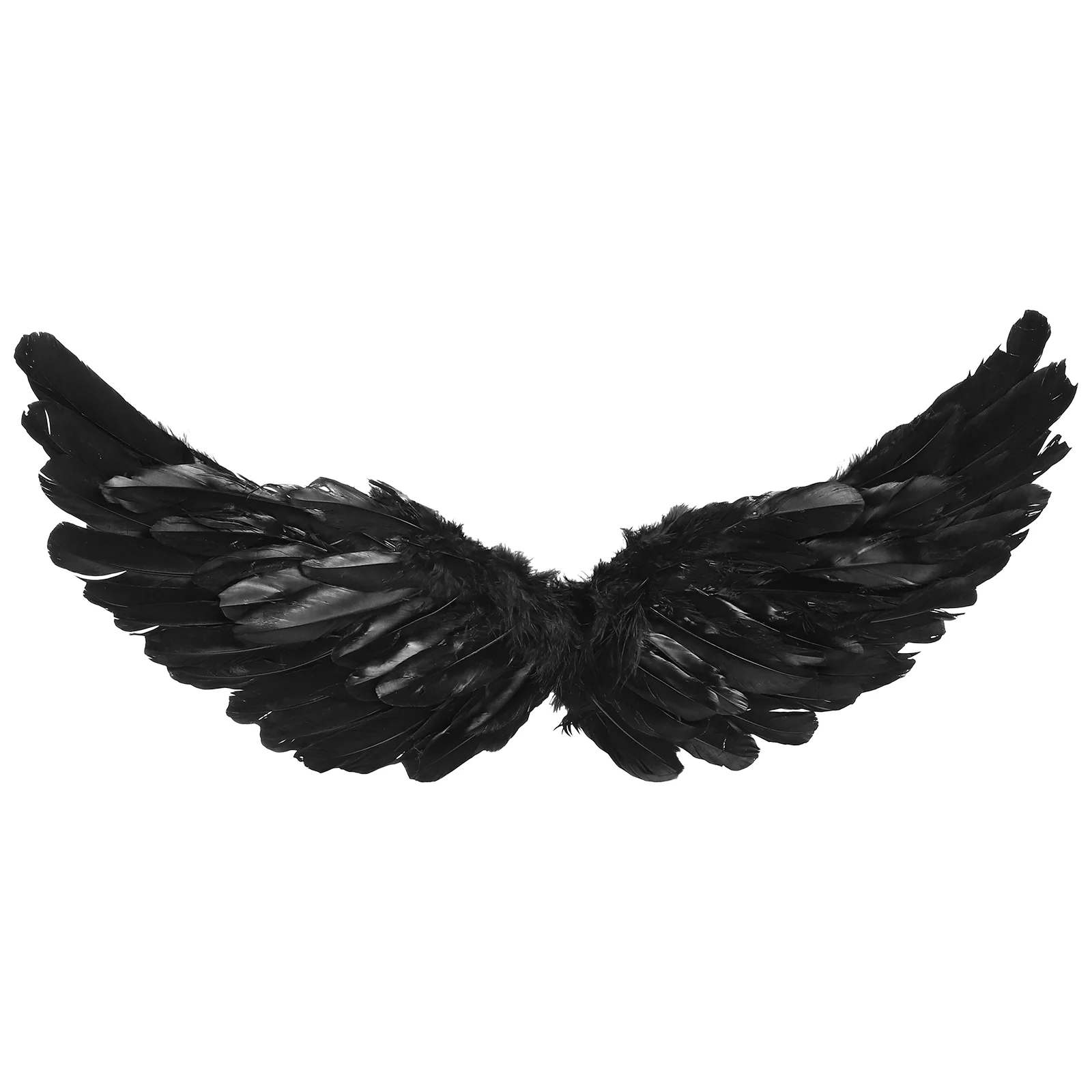 Kids Clothes Angel Wings Performance Prop Costume Halloween Props Stage Outfits Accessory Party Black Women's