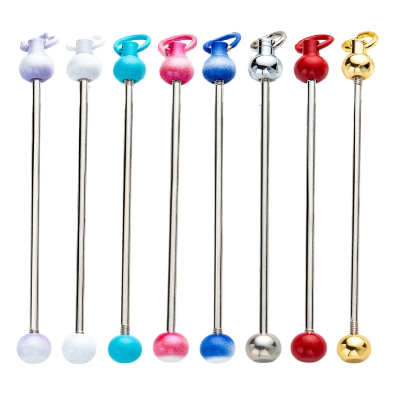 Porte-clés à perles, breloque pendentifs, accessoire décoration pour à à main, 8 pièces