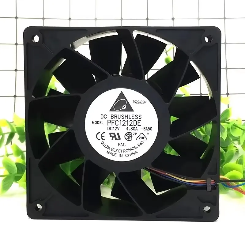 

Original PFC1212DE 12V 4.8A 12CM 120 * 120 * 38MM ultra violent high speed industrial equipment chassis server cooling fan