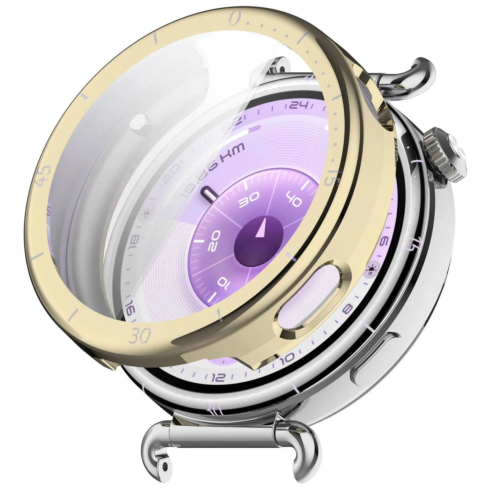 TPU Protective Case For Huawei Watch GT6 42mm All-around Bumper Smartwatch Scale Electroplating Cover For GT6 42mm Accessories