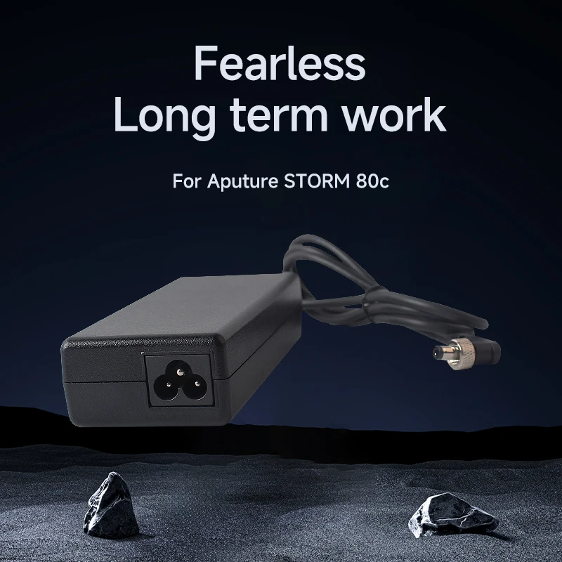 19V 4.74A AC Power Adapter - 48H Continuous Work 9 Protections CE Certified for Aputure STORM 80c