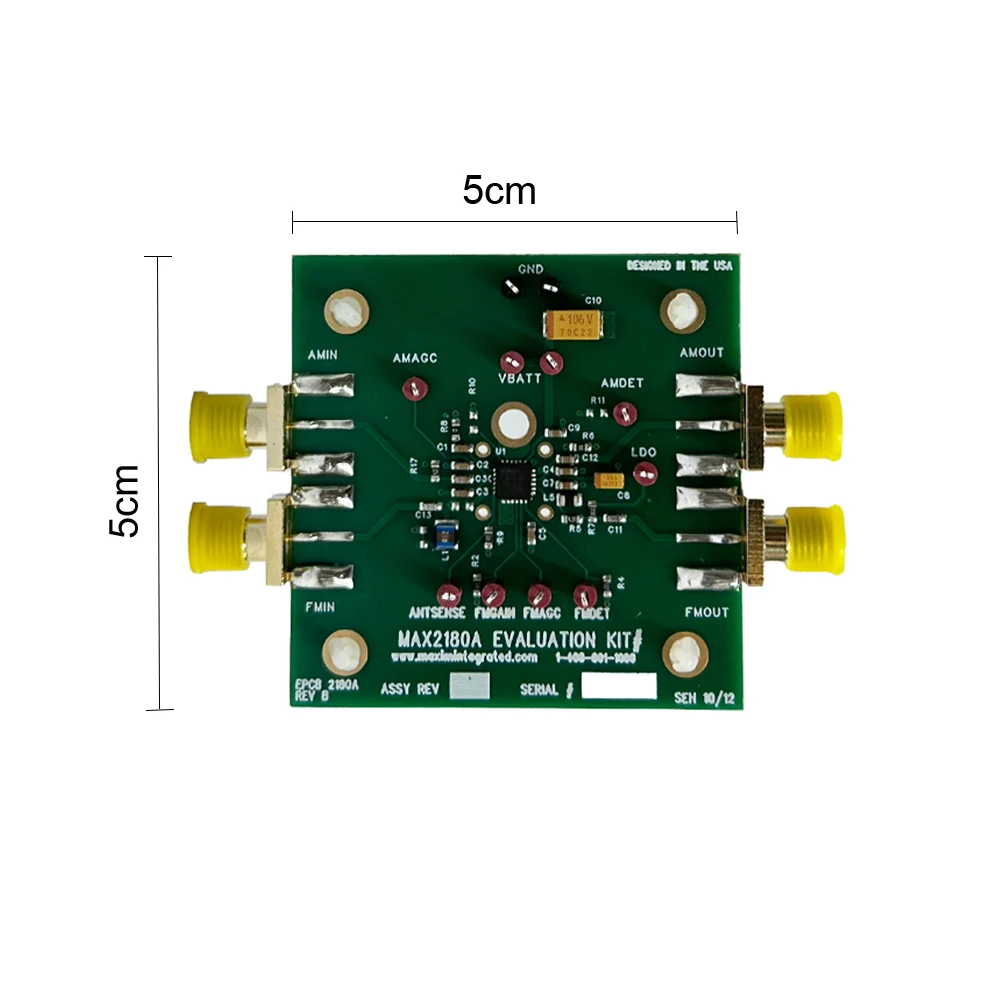 Nanovna MAX2180 Highly Integrated AM/FM Variable Gain Low Noise Amplifier Ideal Used In Automotive Active Antennas +6V To +24V