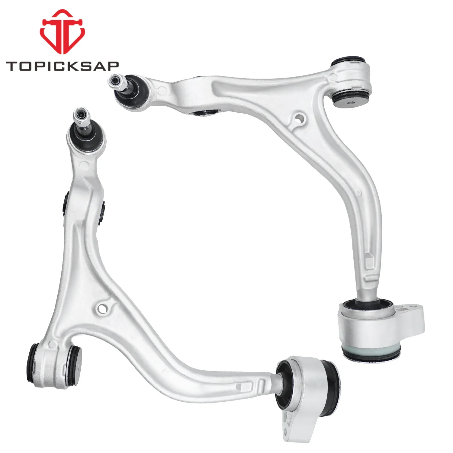 TOPICKSAP 2Pcs Front Lower Control Arm w/Ball Joint Assembly Kit 971407152H 971407151H for Porsche Panamera 971 2017-2023
