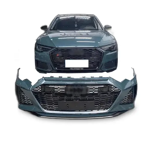 Front Bumper Grill Grille Bodykit Face Lift Kit Rs6 for Audi A6 Facelift C6 C7 C8 Accessories Body Kit