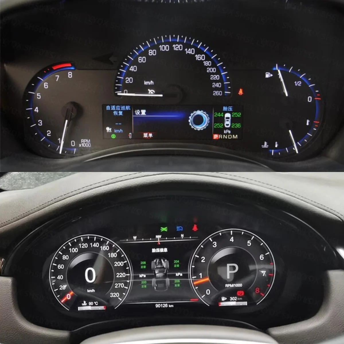 For  Cadillac ATS/ATS-L SRX XTS/CT  LCD Digital Dashboard Cluster Virtual Instrument Panel Speedometer Virtual Cockpit Linux
