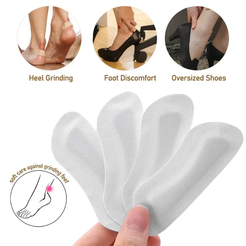 2/30Pcs leather Heel Insoles Patch Pain Relief Anti-wear Cushion Pads Feet Care Heel Protector Adhesive Back Sticker Shoe Insert