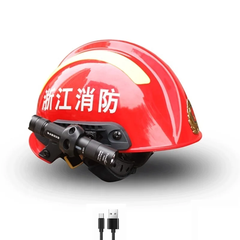 Tank007 USB Rechargeable Fire Man Headlight Led Explosion Proof Head Torch Light