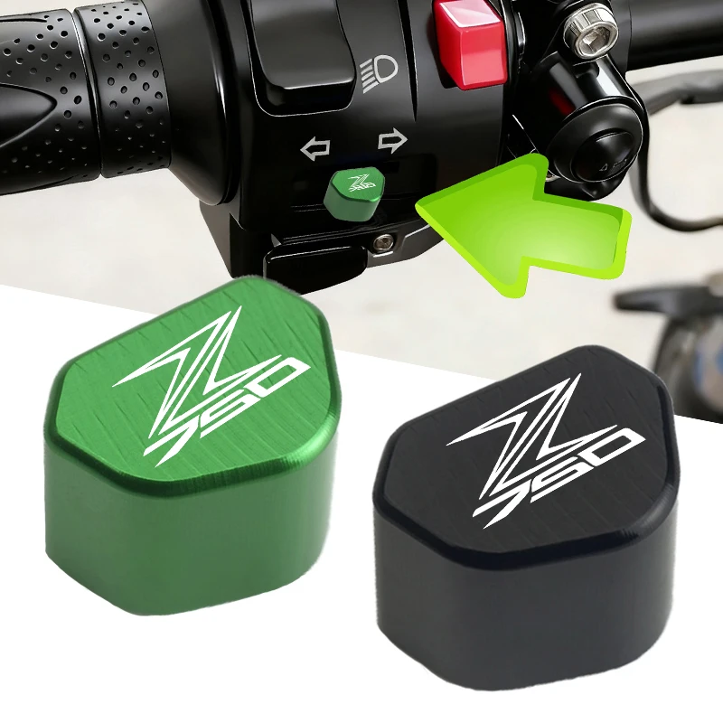 

Новинка для Kawasaki Z750 Z 750, алюминиевая кнопка с ЧПУ для мотоцикла, переключатель указателя поворота, колпачок для ключей