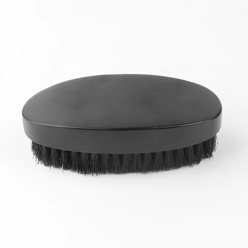 Brosse à Barbe Professionnelle en Bois, Poils de Sanglier Doux, pour Coiffeur, Kit de Peigne à Moustache pour Hommes avec Sac Cadeau, Ensemble de Peignes à Cheveux