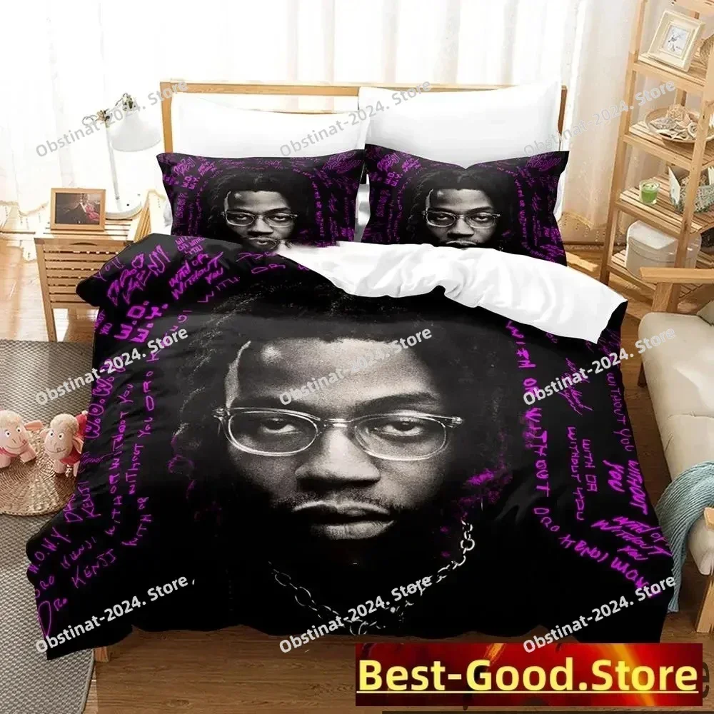 Fashion 3D Yeat Rapper Bedding Set Printed single Comforter Quilt Bed Cover Duvet Cover Pillow Case 3 Pieces Set Kids Adult Size
