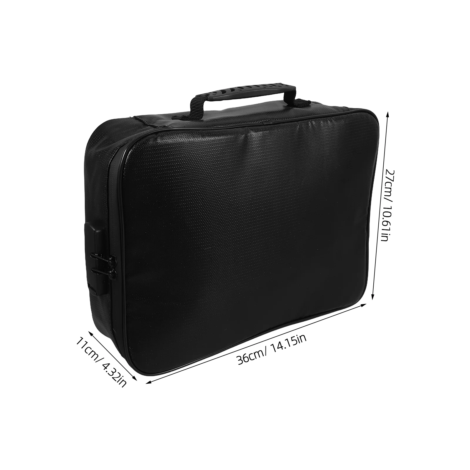 Multi-layer ID Storage Bag Work Paperwork Organiser Pu Organizer Travel Document Holder