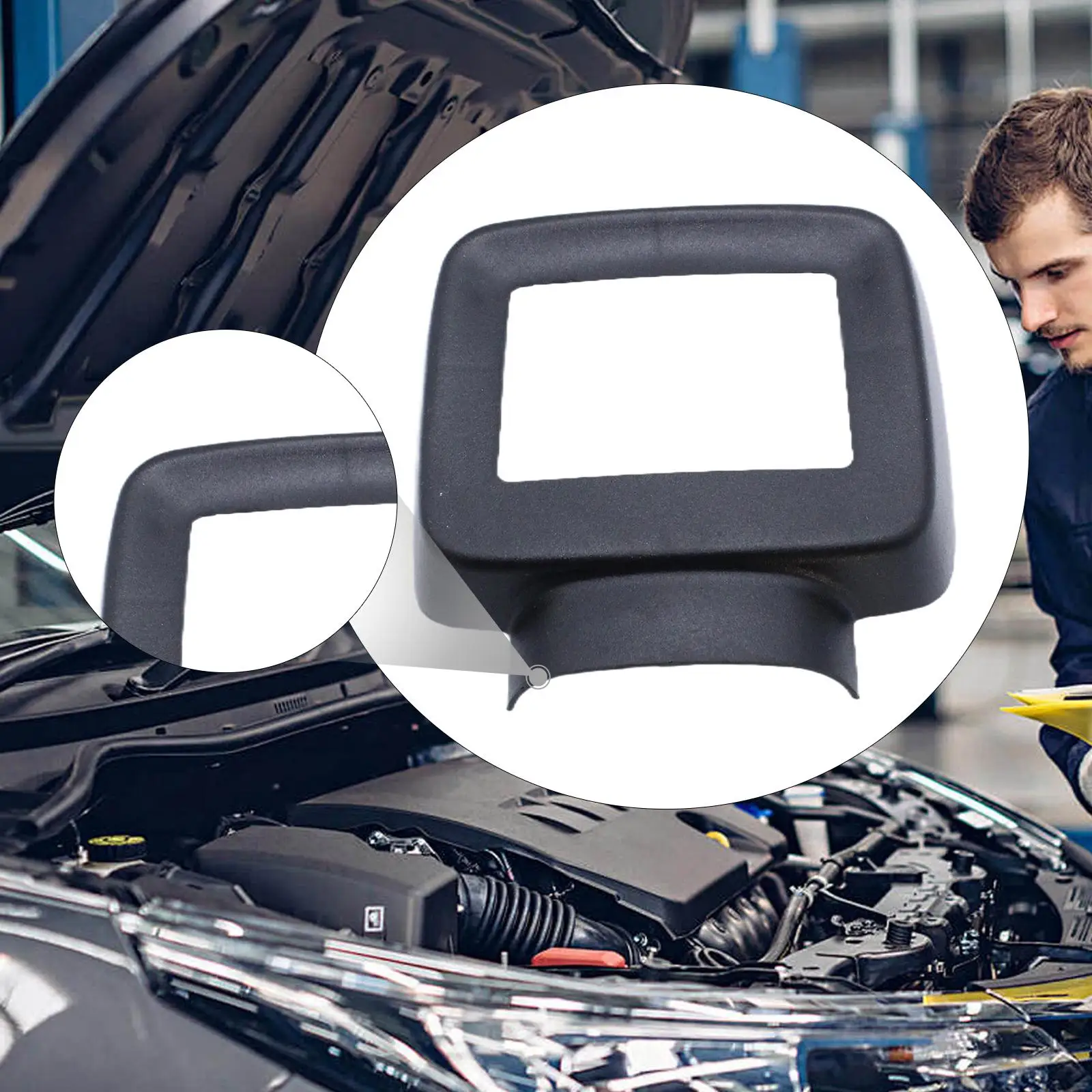 

Lower Grill Radar Sensors Trim Cover Front Sensors Trim Spare Parts Quick Installation 5G0907225A9B9 for MK7 Auto Accs