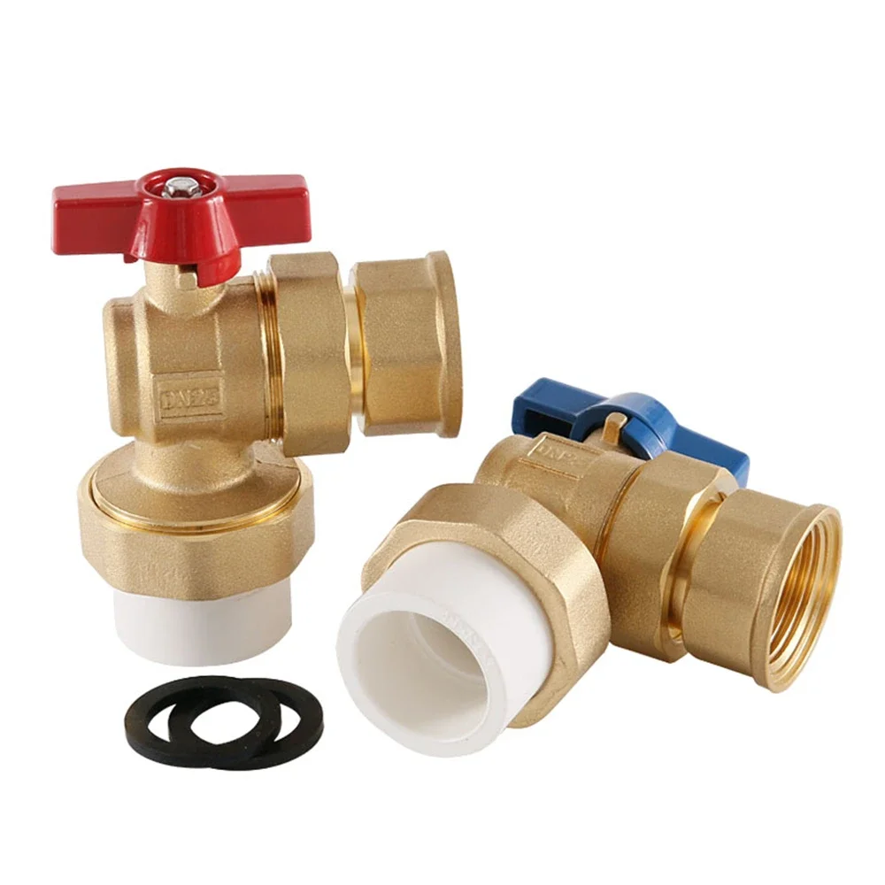 Floor Heating Valve Full Copper Angle PPR32 Ball Valve 1 Inch PPR Ball Valve 32 Sub-collector Main Switch