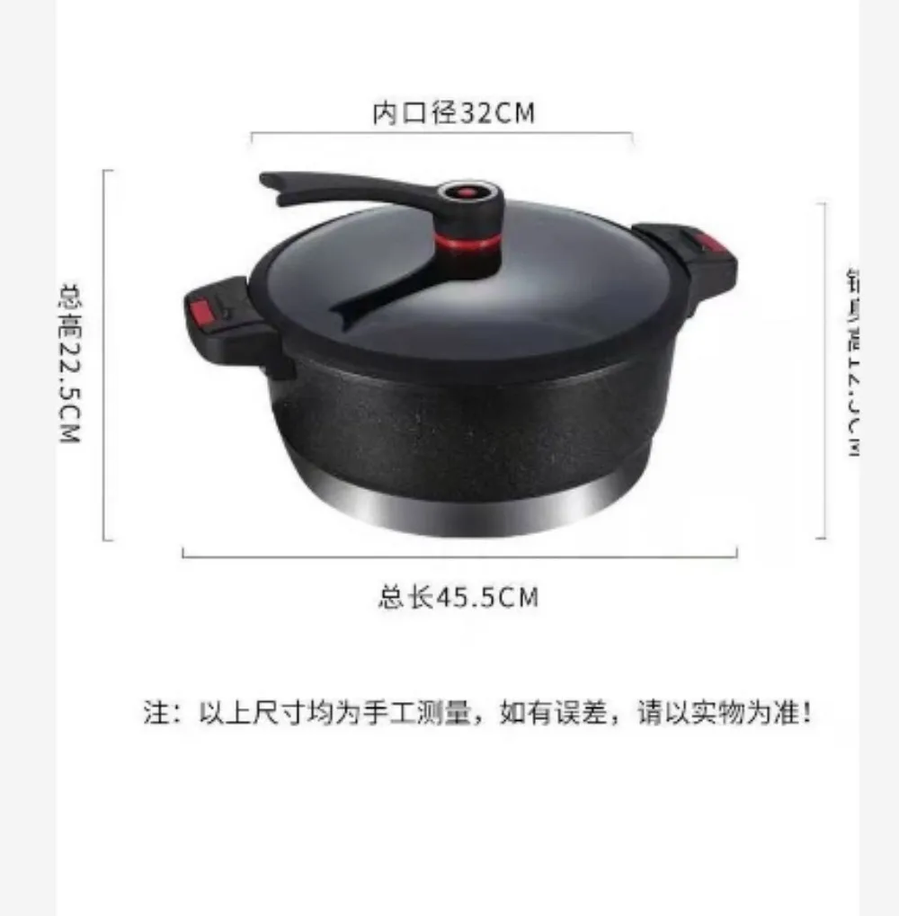 Multifunctional Electric Non-stick Cooking Pot Household Portable Electric Frying Pan Kitchen Cookware  Anti-overheat