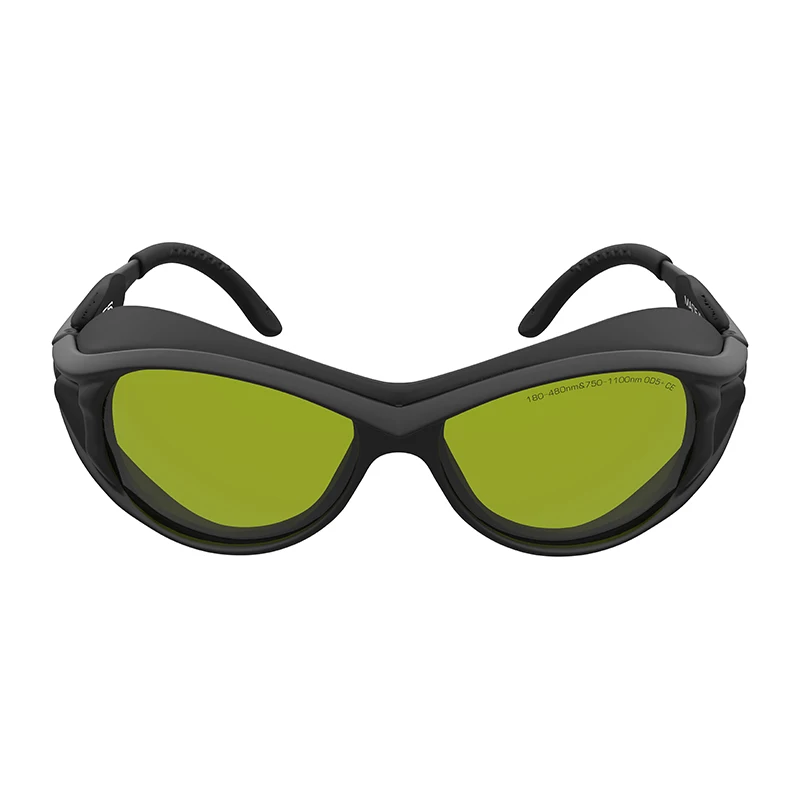 Nd: YAG 1064nm OD5 infrared laser protective glasses green lens 808nm freezing point hair removal work safety goggles