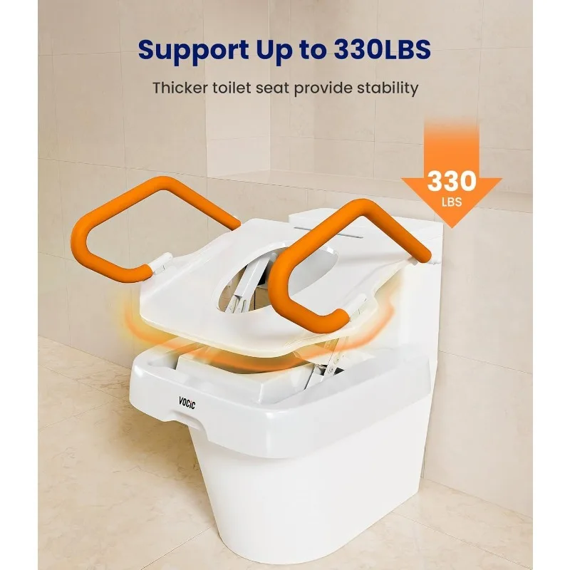 رافعة مقعد كهربائي، مقعد مرتفع كهربائيًا، رافعة مقعد تعمل بمقابض، مقعد رفع المرحاض لكبار السن، Su