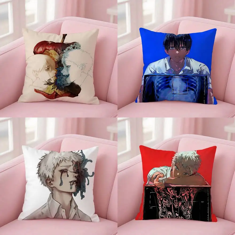 

Плюшевая наволочка из ткани с двусторонним принтом «Лето Хикару» — мягкий чехол для подушки, подарок для дома