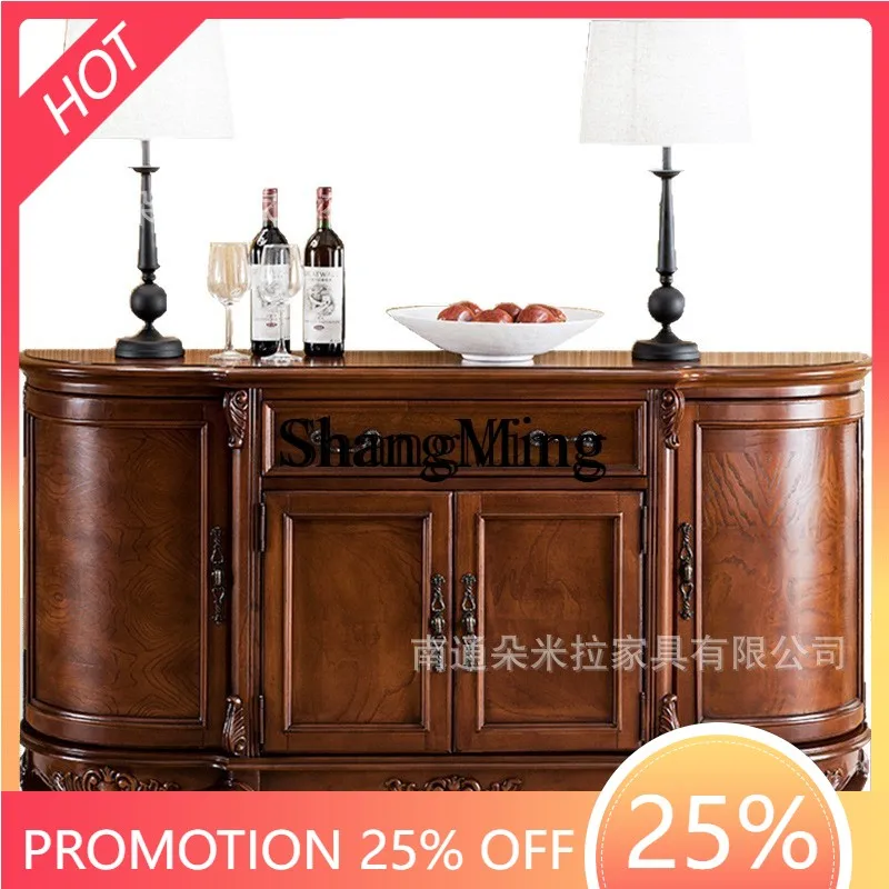 

ZYY Sideboard Tea Cabinet Solid Wood Living Room Storage Entryway Partition Kitchen Cupboard Home