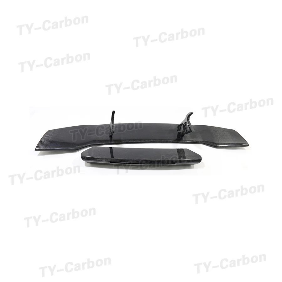 أجنحة سباق خلفية من ألياف الكربون الحقيقية مناسبة لامبورغيني هوراكان LP610 LP580 DMC نمط سبويلر #3