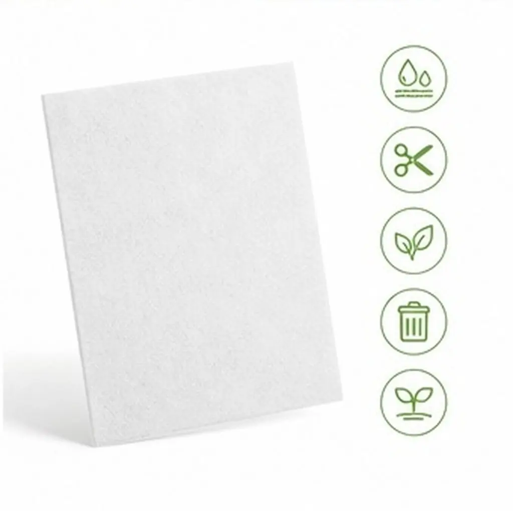 20Pcs Absorbent Germinating Cloth Disposable Moisturizing Water Absorbing Planting Nursery Fabric for Seedlings Garden