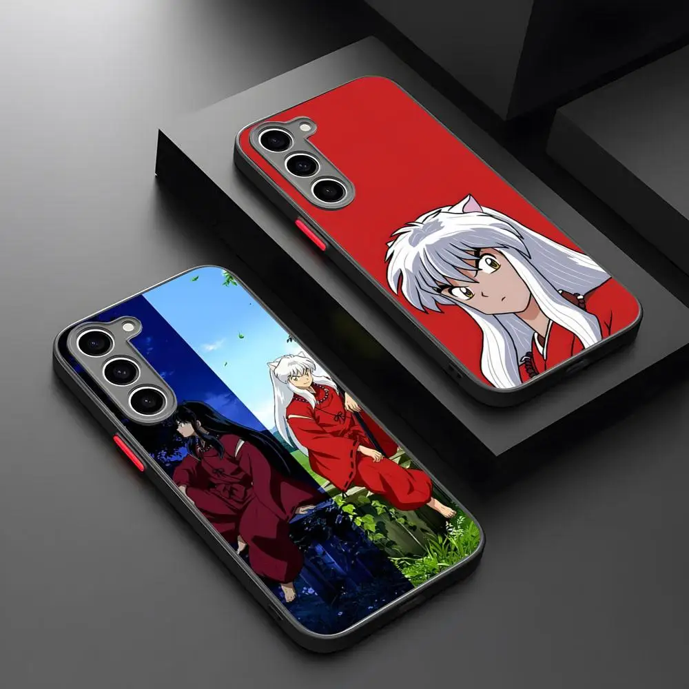 

Hot Japan Anime Inuyasha Higurash Phone Case Matte Magnetic For Samsung S25 24 S23 S22 S21 S20 Ultra Plus FE Frosted Wireless Ch