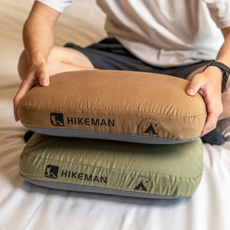 

Outdoor Camping Pillow Memory Foam Travel Cervical Pillow Portable Lunch Break Pillows Slow Rebound Memory Pillows