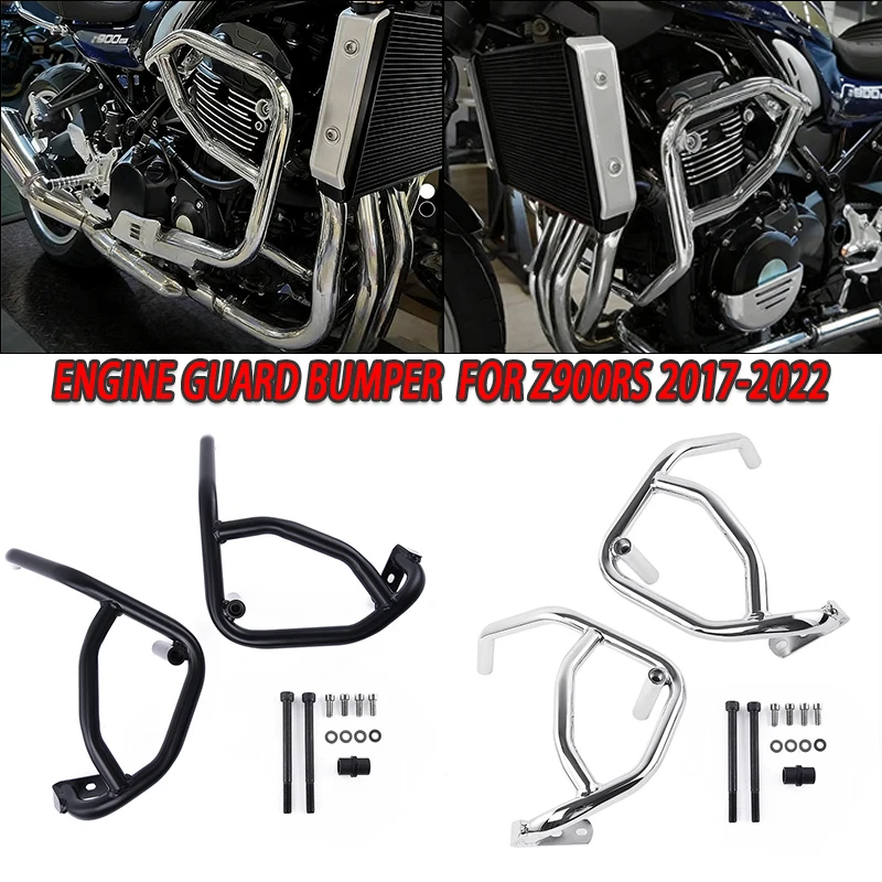 

Motorcycle Retro Engine Guard Bumper Modification Anti-Fall Racing Protection Bar Body Guard For Kawasaki Z900RS Z900 RS 17-22