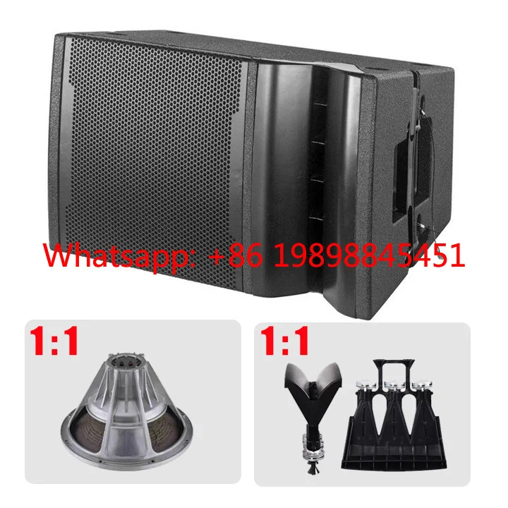Inch Active Self-Powered Wood Enclosure Octagon Shape VRS932 1:1 2000W Professional Two-Way Line Array Speakers 12