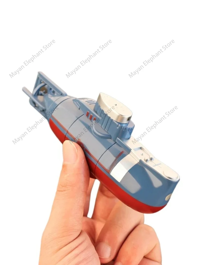 Children's remote-controlled mini submarine toy/nuclear submarine charging waterproof military model/fish tank fish toy