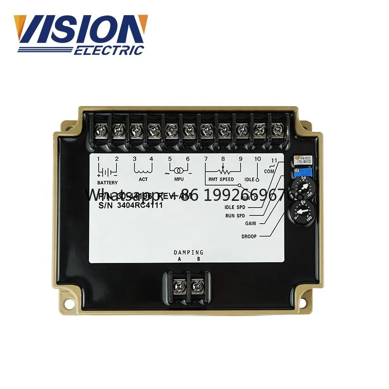 

Vision Diesel Generator Parts Electronic Speed Governor EFC 3044196 Speed Control Unit for KTA19 QSK19 K19