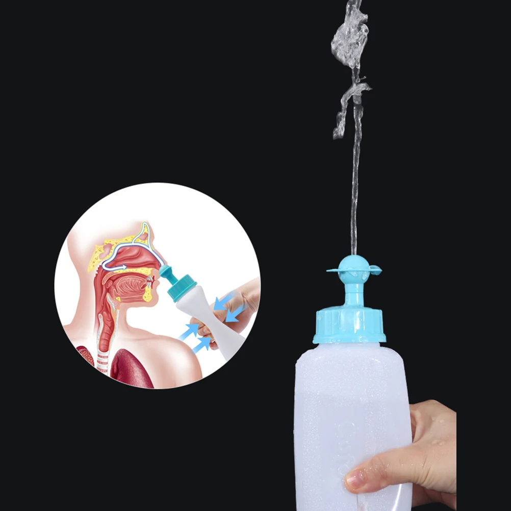 300ml Nasal Rinse Bottle Nose Wash Cleaner Squeeze Bottles For Nasal Irrigation Rinsing Nose Wash Bottle Nasal Cleaner Neti Pot