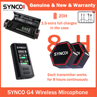 SYNCO G4 G2 A2 G2A2 Pro 2.4G Wireless Lavalier Microphone for Smartphone Camera Vlogging Streaming YouTube vs Rode GO II
