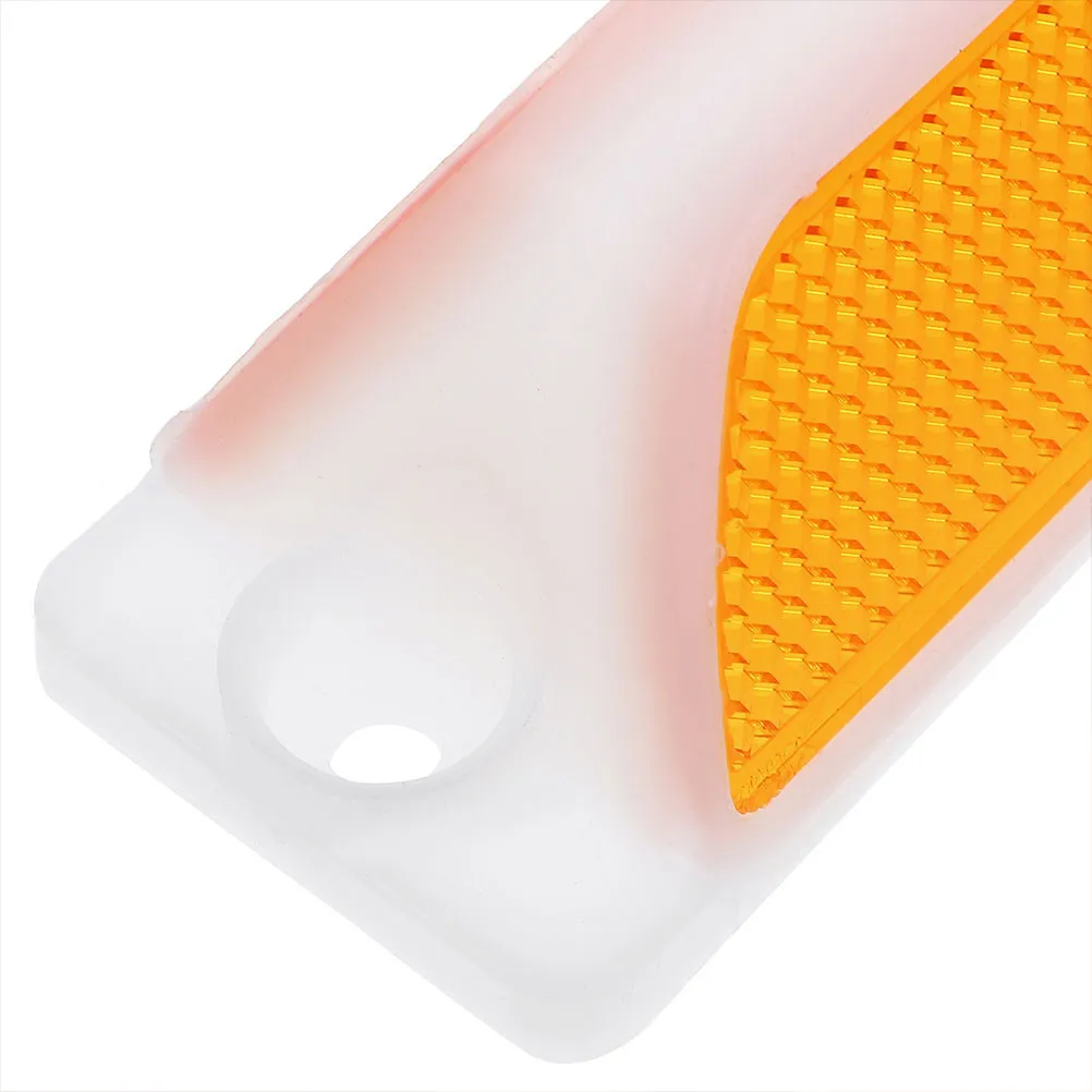 Picture 7: 6Pcs Driveway Reflectors Rectangular Road Markers Contour Reflective Pavement Markers Highway Safety Guide Warning Signs
