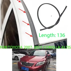 75555-02110  75556-02110 NEW Car Accessories Rubber Roof Drip Finish Moulding Seal Strip For 2007-2013 TOYOTA COROLLA Sedan E18