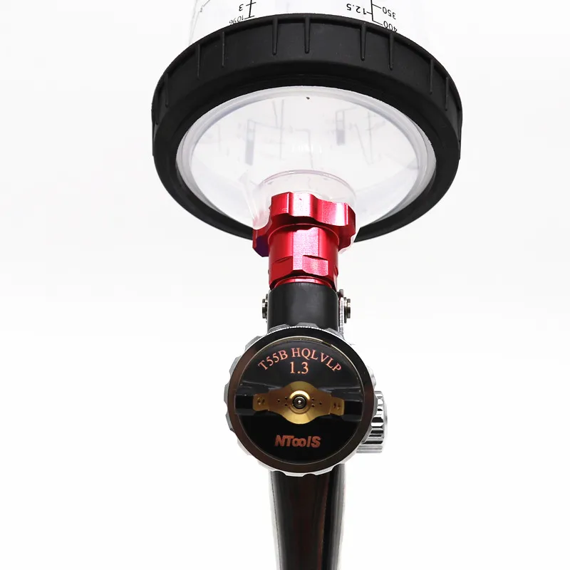 LVLP SPRA YGUN 1.3 MM nozzles high-quality,with 400CC paint mixing cup ,cleaning tank air spray gun air brush