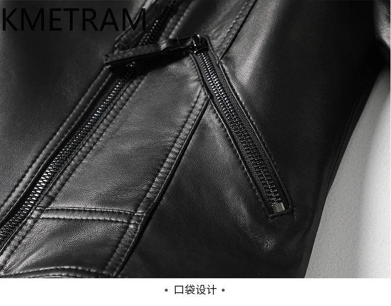 100 % Schaffelljacke für Damen, modisch, Motorrad, schwarze Echtlederjacken, neu in Oberbekleidung, Herbstkleidung, 20225, Damen, Mohamedбка