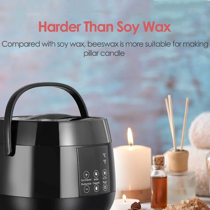 Candle Making Wax Melting Pot DIY Wax Melter Fit For Candle Making LED Temperature Display For Adults Beginner EU Plug