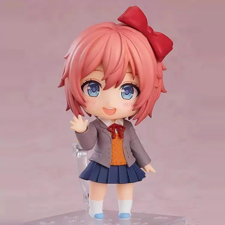 Anime Actionfigur Q-Version Bewegliche Doki Doki Literature Club 2283 Yuri 1817 Monika 2250 Sayori Sammlermodell Dekoration – Detail 4
