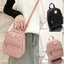 Mini zaino da donna in pelle PU zaino multifunzione per telefono da donna zaino da scuola per donna borse a tracolla per donna Mochilas