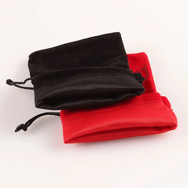 Solid Color Soft Velvet Sunglasses Bag Colorful Portable Drawstring Eyeglasses Pouch Myopia Glass Case Eyewear Storage Accessory