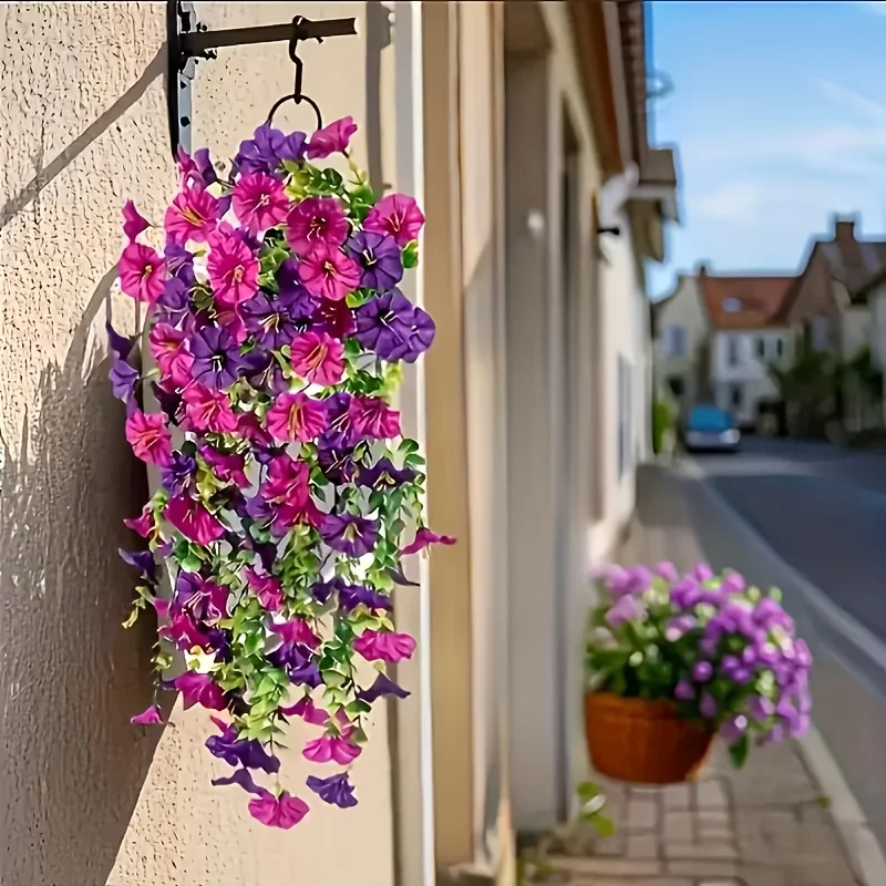 1 Stück künstliche Blumen, gemischte Farben, geeignet für die Dekoration von Innen- und Außenbereichen, für Hochzeitsdekorationen. – Detail 5