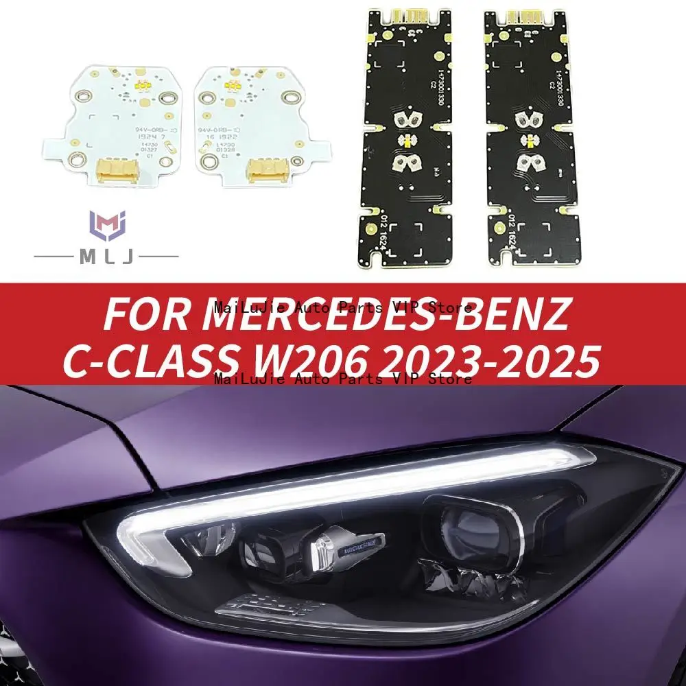 

White DRL Chip For Mercedes-Benz C-Class W206 2023-2025 Angel Eye module Daytime Running Light Chip Angel Eye light guide strip
