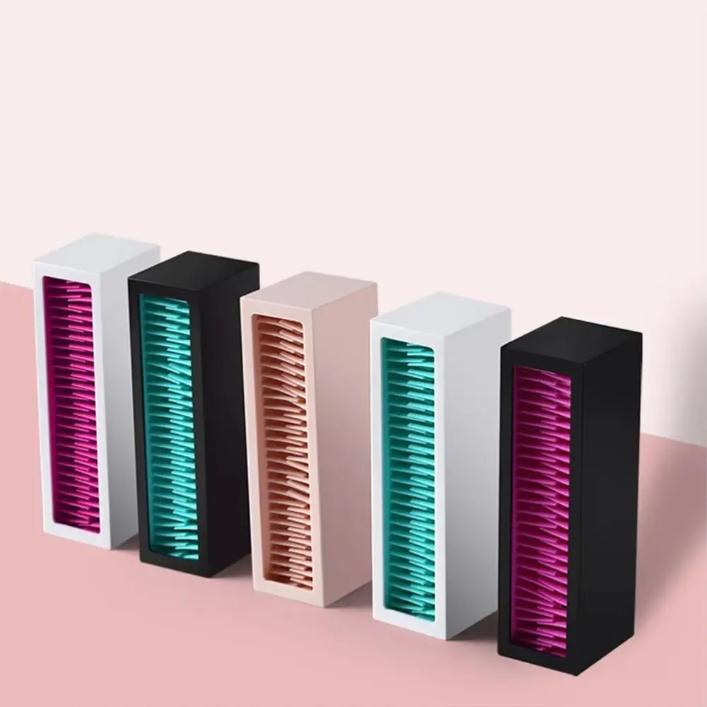 Porta pennelli per trucco creativo, compatto e robusto, portaoggetti per pennelli cosmetici, custodia per penne portatile antiscivolo, portaoggetti per pennelli per trucco